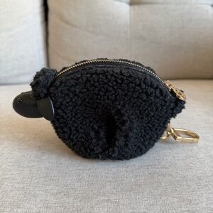 Tory Burch Black Sheep Coin Purse Bag Charm | Keychain | Key Fob